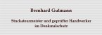 Stuckateur Berlin: Handwerksmeister Bernhard Gutmann