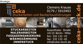 ceka Stuckarbeiten und Baufachausführungen 